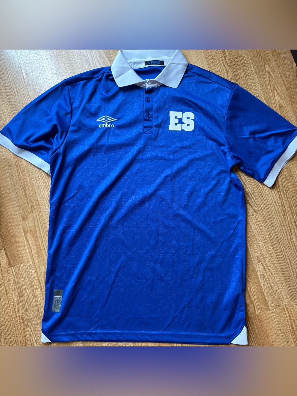 UMBRO El Salvador 2025 Home Soccer Jersey polo XXL